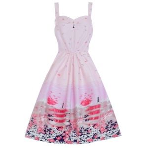 Pin-Up Cherry Blossom Dress